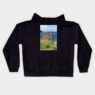 Grant Tower , Urquhart Castle , the Highlands , Scotland Kids Hoodie